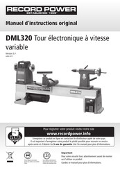 Record Power DML320 Manuel D'instructions Original
