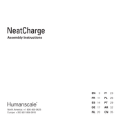 Humanscale NeatCharge WE9012C-X Instructions D'assemblage