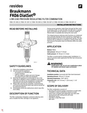 resideo Braukmann DialSet FK06-103-DUS-LF Instructions D'installation