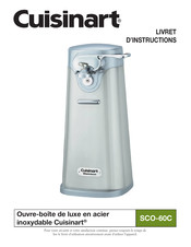 Cuisinart SCO-60C Livret D'instructions