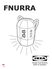 IKEA FNURRA Mode D'emploi