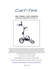cart tek GRi-1500LTD Manuel De L'utilisateur