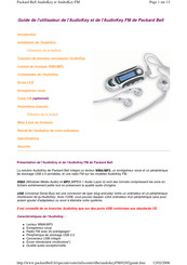 Packard Bell l'AudioKey Guide De L'utilisateur