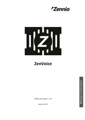 Zennio ZenVoice Manuel D'utilisation