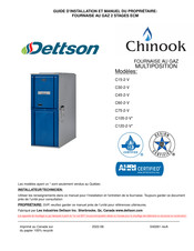 Dettson Chinook C30-2-V Guide D'installation Et Manuel Du Propriétaire