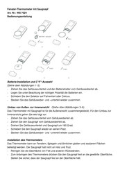 Techno Line WS 7024 Mode D'emploi