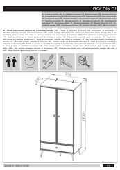 Baumax GOLDIN 01 Notice De Montage