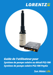 Lorentz PS2-100 Retail Guide De L'utilisateur