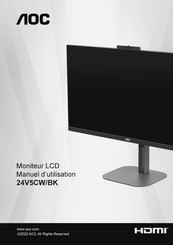 AOC 24V5CW/BK Manuel D'utilisation