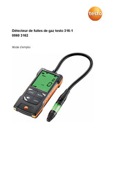 TESTO 316-1 Mode D'emploi