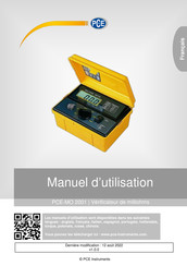 PCE Instruments PCE-MO 2001 Manuel D'utilisation