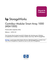 HP Modular Smart Array 1000 Manuel De L'utilisateur