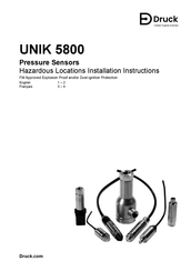 Druck UNIK 5800 Instructions D'installation