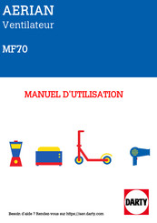 Aerian MF70 Manuel D'utilisation