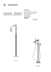 newform DELTA ZERO 72218E Instructions De Montage