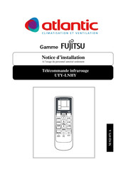 Atlantic Fujitsu UTY-LNHY Notice D'installation