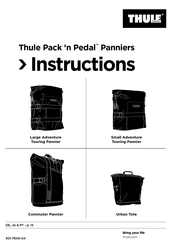 Thule Pack 'n Pedal Large Adventure Touring Pannier Instructions