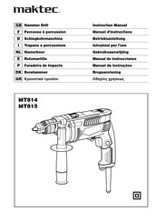 Maktec MT814 Manuel D'instructions