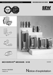 Sew Eurodrive MOVIDRIVE MDX60B Notice D'exploitation