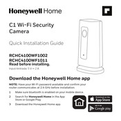 Honeywell Home RCHC4100WF1002/U Guide D'installation Rapide