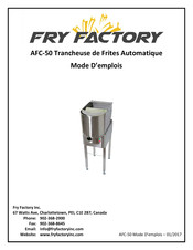 Fry Factory AFC-50 Mode D'emploi