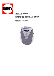 Braun 2240 Mode D'emploi