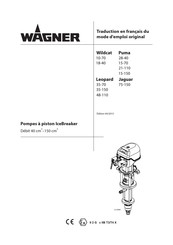 WAGNER Puma 15-150 Mode D'emploi Original