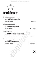 Renkforce 1221085 Mode D'emploi