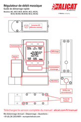 Alicat Scientific MCR Série Guide De Démarrage Rapide