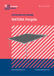Sunshade Experts MATERA Instructions De Montage