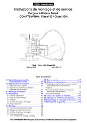 ARI ARMATUREN CONA S Class150 Instructions De Montage