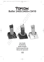 Topcom Butler 2405+ Mode D'emploi