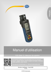 PCE Instruments PCE-RAM 10 Manuel D'utilisation