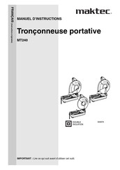 Maktec MT240 Manuel D'instructions
