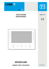 Came 001DC01LUXO Manuel Pour L'utilisateur