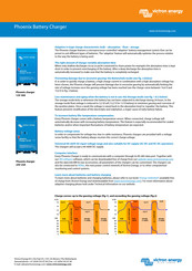 Victron energy Centaur Charger 12/30 Mode D'emploi