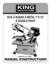 King Industrial KC-712DS Manuel D'instructions