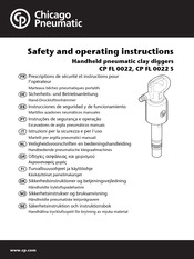 Chicago Pneumatic CP FL 0022 Prescriptions De Sécurité Et Instructions Pour L'opérateur