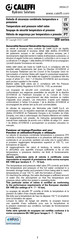 Caleffi 309 Serie Mode D'emploi