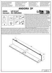 Dedeman ANDORA ZP Instructions D'assemblage