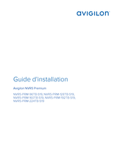 Avigilon Premium NVR5-PRM-96TB-S19 Guide D'installation