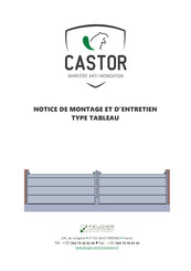 CASTOR C10085 Notice De Montage Et D'entretien