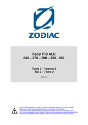 Zodiac Cadet RIB ALU 300 Mode D'emploi