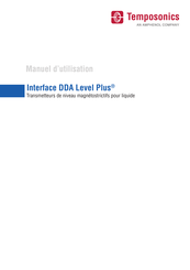 Amphenol Temposonics DDA Level Plus Serie Manuel D'utilisation