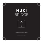 NUKI BRIDGE Mode D'emploi