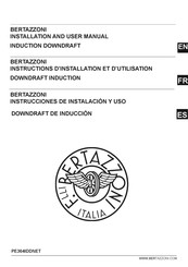 Bertazzoni Master PE364IDDNET Instructions D'installation Et D'utilisation