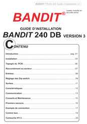 Bandit 240 DB Guide D'installation