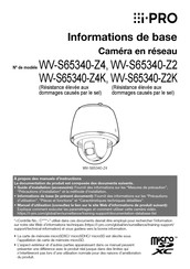 i-PRO WV-S65340-Z2K Informations De Base