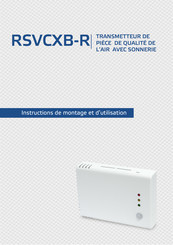 Sentera RSVCXB-R Instructions De Montage Et D'utilisation