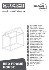 CHILDHOME BED FRAME HOUSE Instructions De Montage